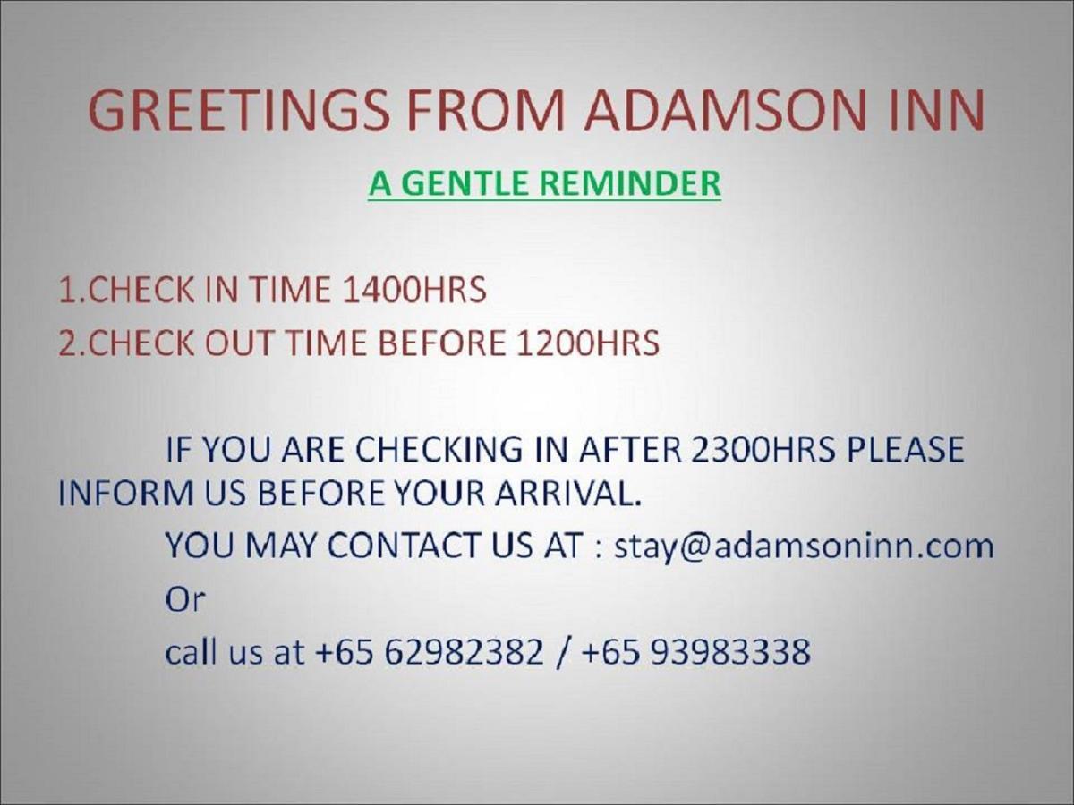 Adamson Inn Singapur Zewnętrze zdjęcie